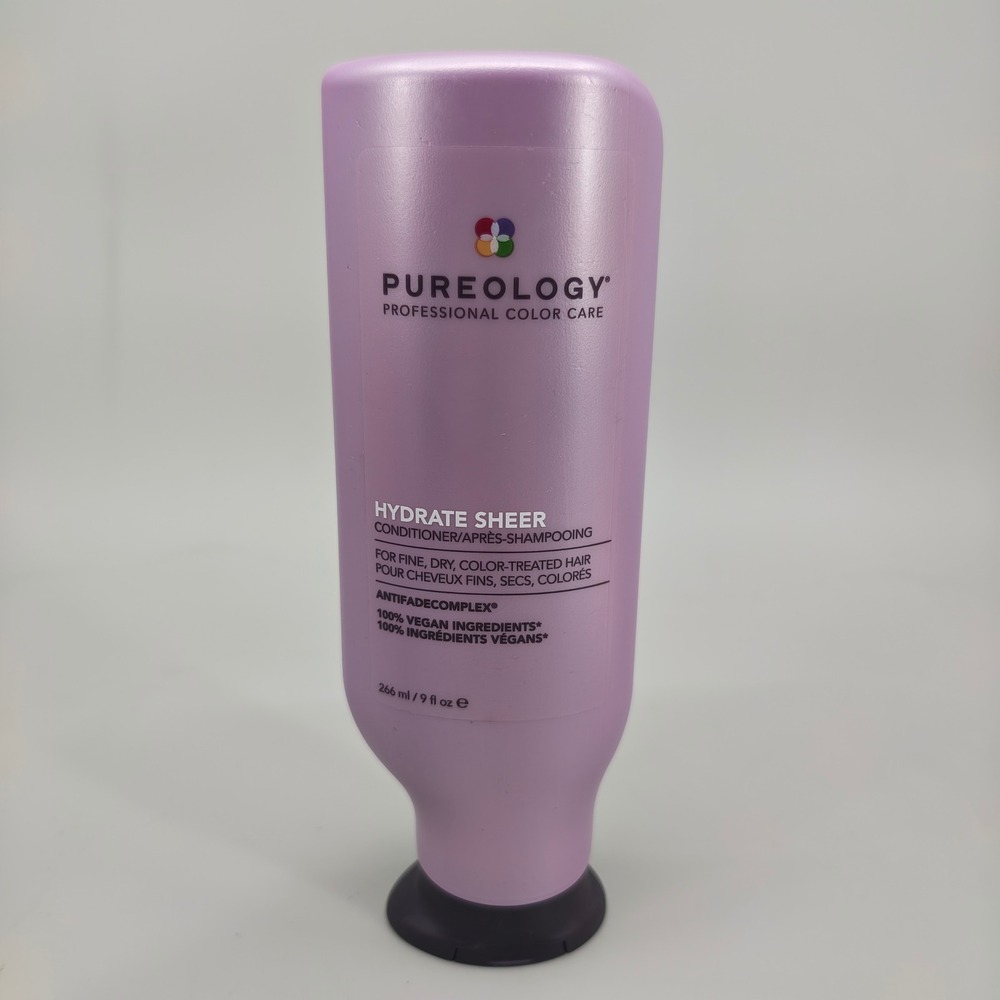 Pureology Hydrate Sheer Conditioner 9oz Vegan Color Treated Hair Care